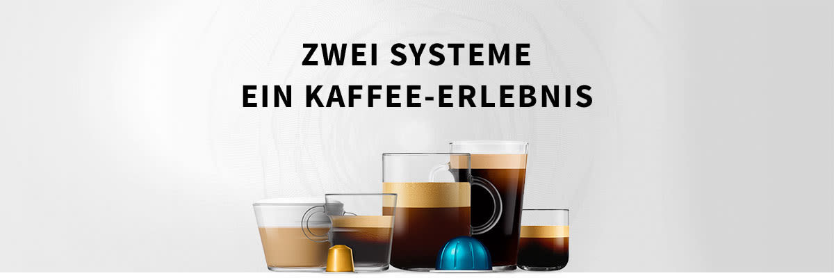 Darstellung von unterschiedlichen Kaffeevariationen in verschiedenen Kaffeetassen