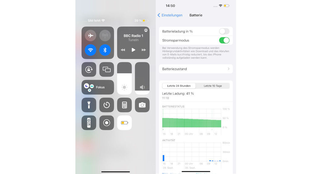 iPhone Stromsparmodus Einstellungen