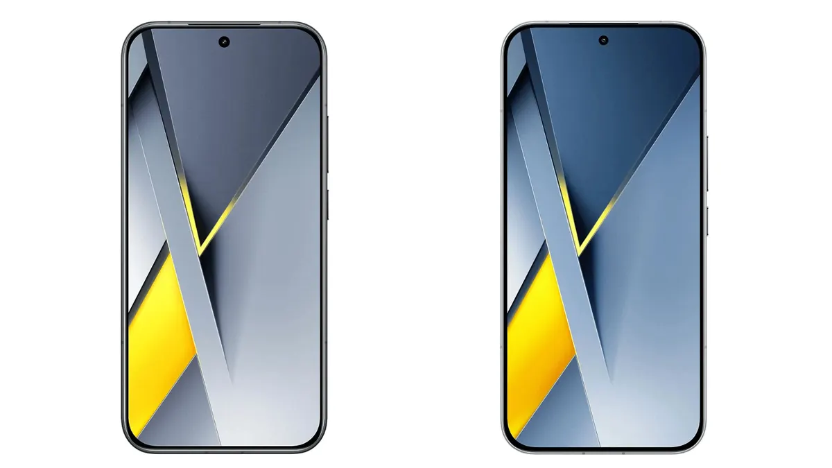 Produktfotos des Poco F8 Pro (links) und Poco F8 Ultra (rechts).