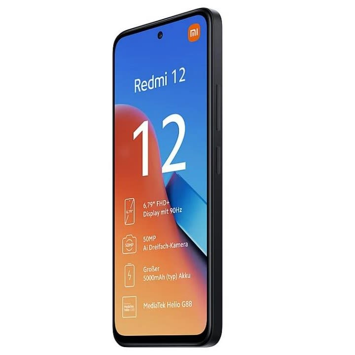XIAOMI Redmi 12 128 GB Midnight Black Dual SIM