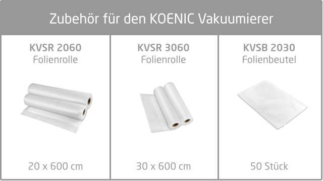 KVS 3411 M vine cu 10 saci de vid de la KOENIC.