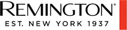 Remington-Logo mit dem Text „REMINGTON EST. NEW YORK 1937“ und einem roten Streifen am rechten Rand; weißer Hintergrund.