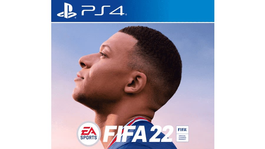 FIFA 22 PS4 Cover mit Mbappe