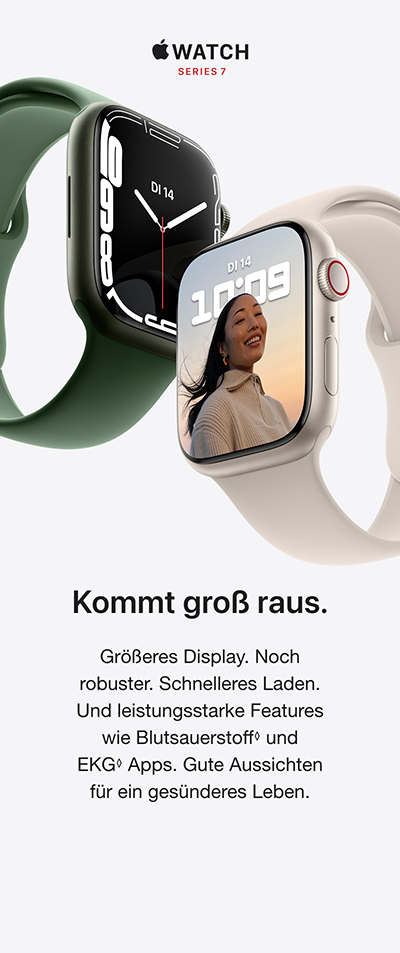 Smartwatch APPLE Watch Series 7 Nike (GPS + Cellular) 45mm Smartwatch  Fluorelastomer, 140 | 220 mm, Armband: Mitternacht, Gehäuse: Mitternacht -  MediaMarkt