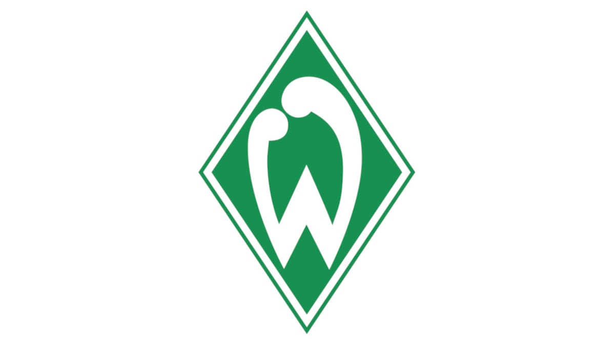 Das Werder-Bremen-Logo vor weißem Hintergrund.