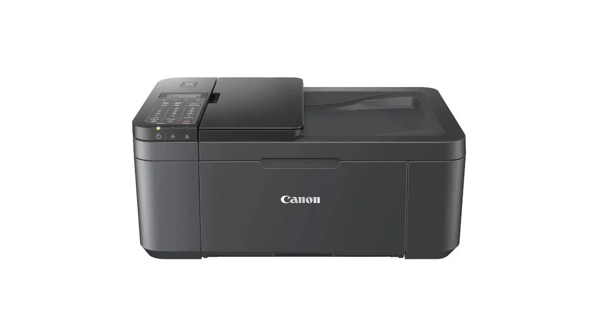 Der Canon Pixma TR4755i vor weißem Hintergrund.