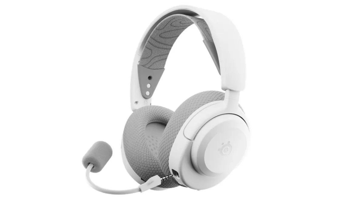 Das Headset SteelSeries Arctis Nova 3XW vor weißem Hintergrund.
