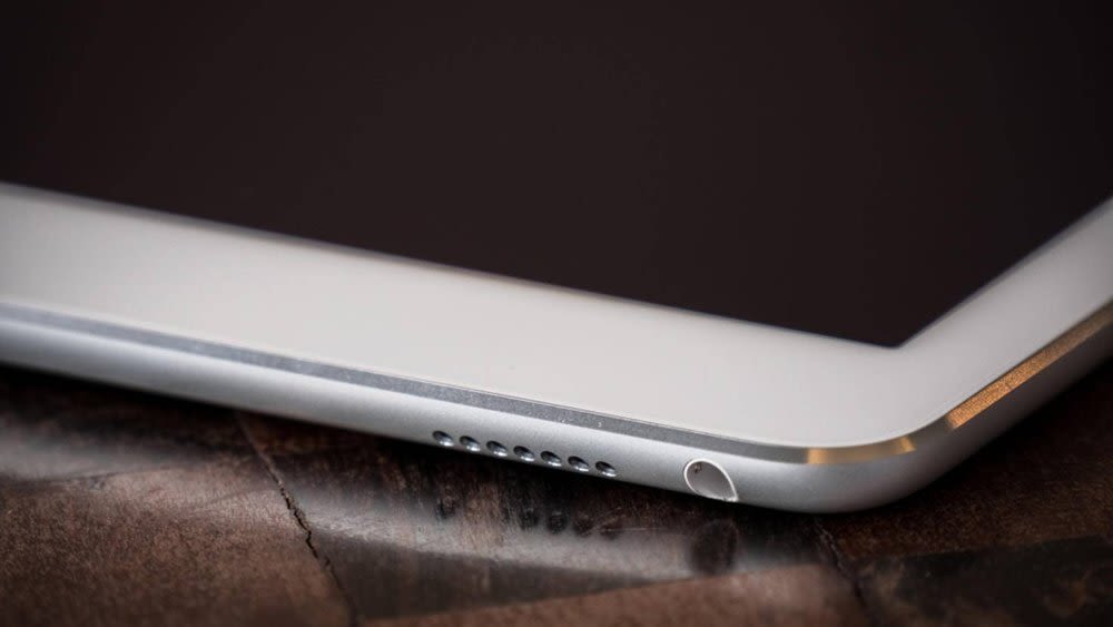 Klinkenanschluss eines iPads
