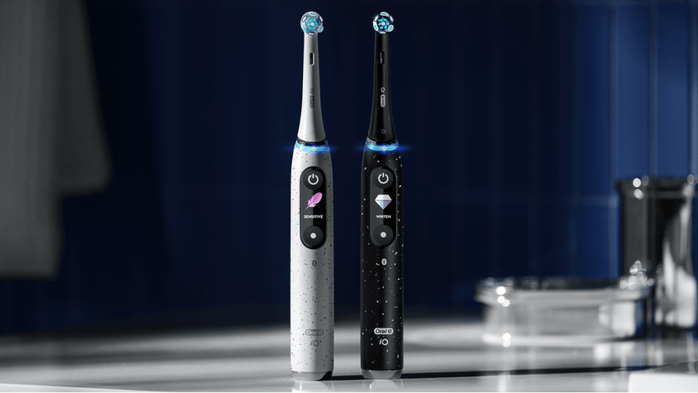 Oral-B iO Series 10 weiß und schwarz elektrische Zahnbürste