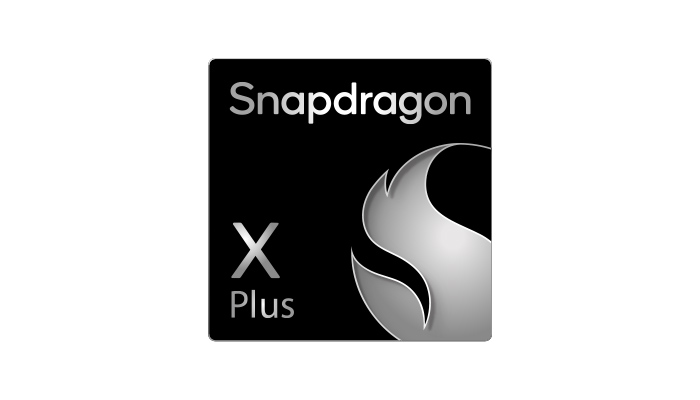 Logo des Snapdragon X Plus Prozessors.