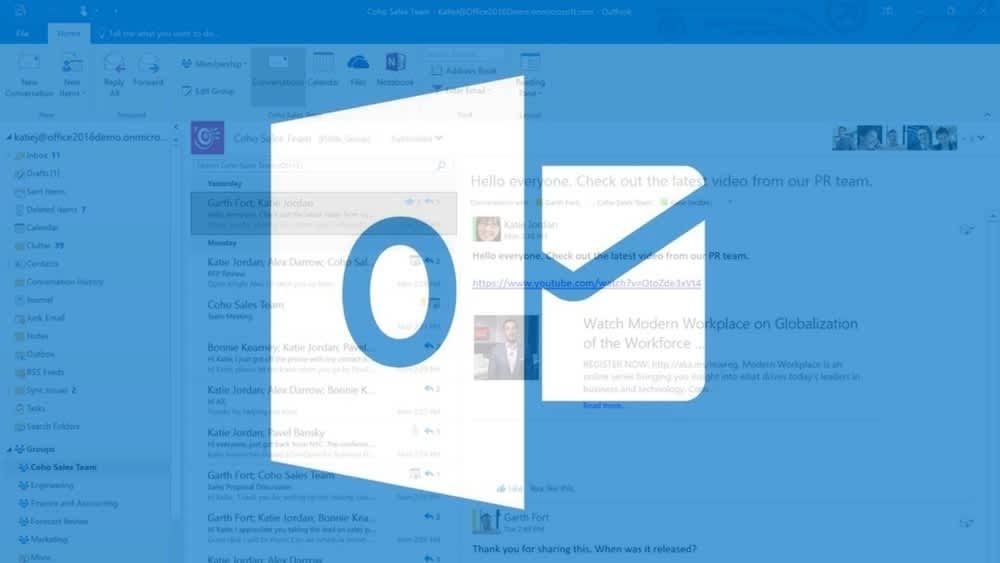 Ein Screenshot eines Vorgangs bei Outlook, bei dem man eine verschickte E-Mail wieder zurückholt.