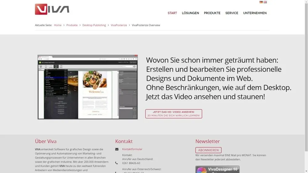 Vivadesigner Website.