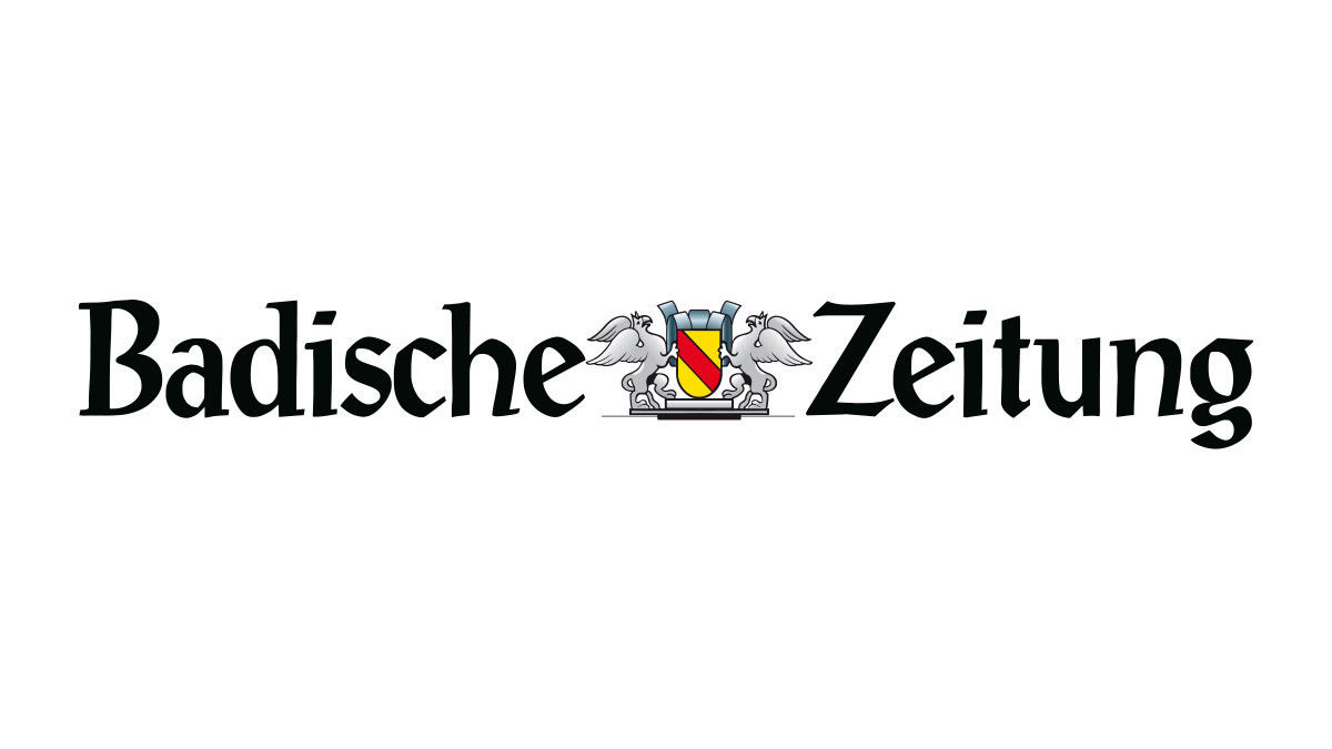Das Logo der Badischen Zeitung vor weißem Hintergrund.