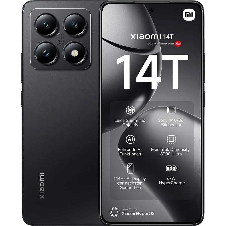 Das XIAOMI 14T 256 GB Titan Black verfügt über eine Akkulaufzeit von über 15 Stunden.