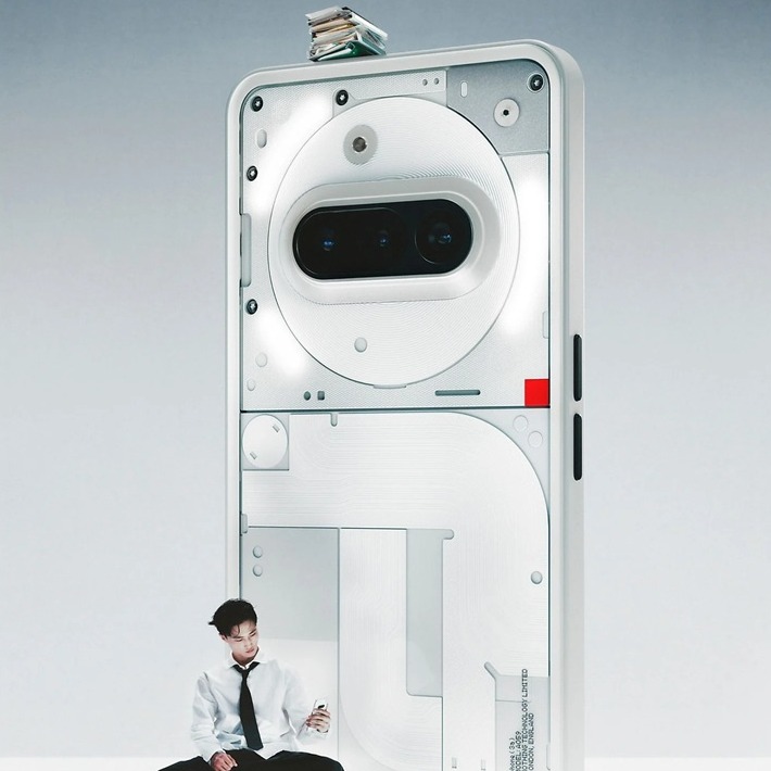 NOTHING Phone 3a 256 GB Weiß bei MediaMarkt