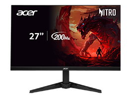 Moderner Flachbildschirm mit hochauflösendem Drachen Bild auf dem Display.