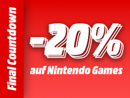 20% auf Nintendo Games für myMediaMarkt-Kunden