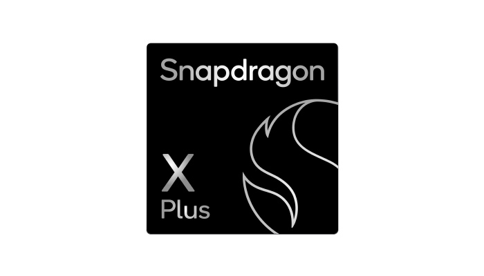 Logo des Snapdragon X Plus Prozessors.