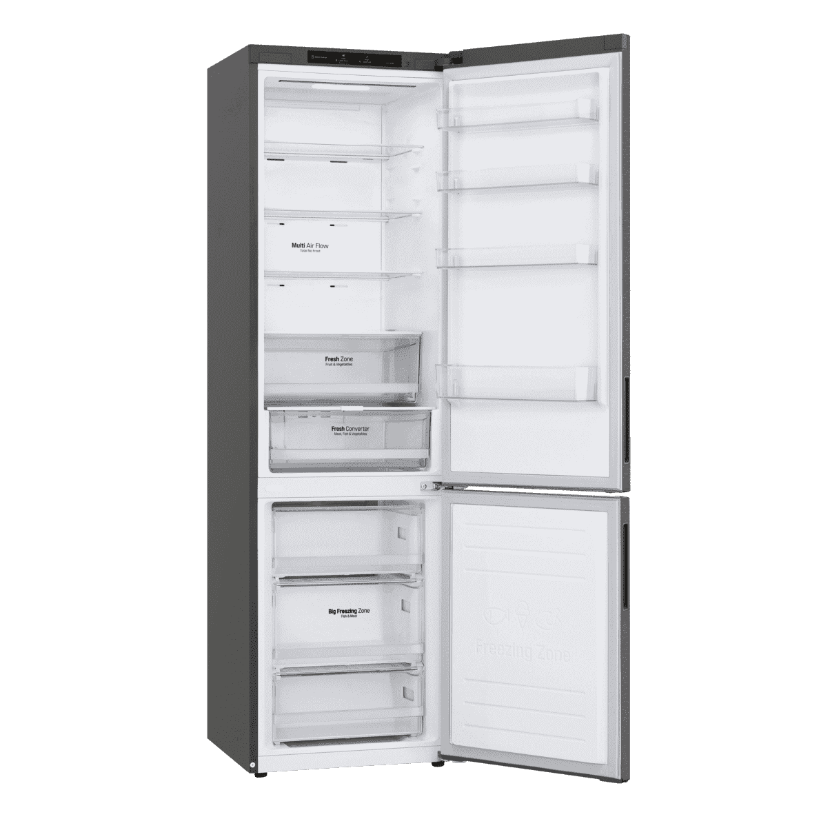 Innenraum der LG GBP62DSNCC1 Serie 6 Kühlgefrierkombination