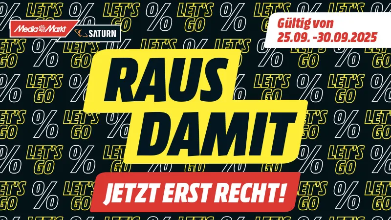 Endspurt beim RAUS DAMIT-Finale: Letzte Highlights unseres 21-Millionen-Euro-Sparpakets¹ – Einzelstücke, Restposten u.v.m.! Nur noch bis 30.09.
