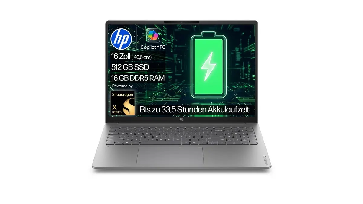 Das HP OmniBook 3 Next Gen AI von vorn