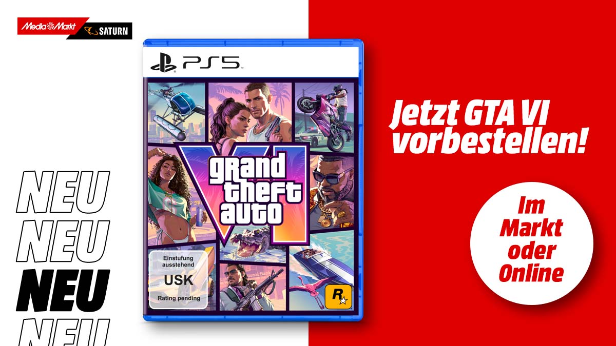 GTA VI vorbestellen bei MediaMarkt und Vorteile sichern: Jetzt neu für PS5 & Xbox