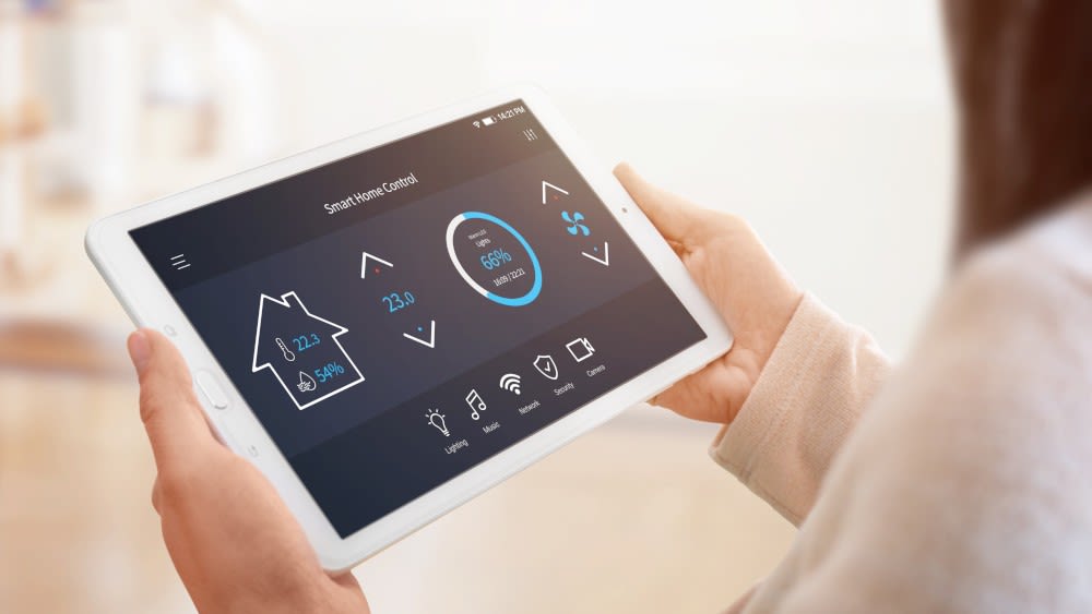 Smart Home Tablet Steuerung