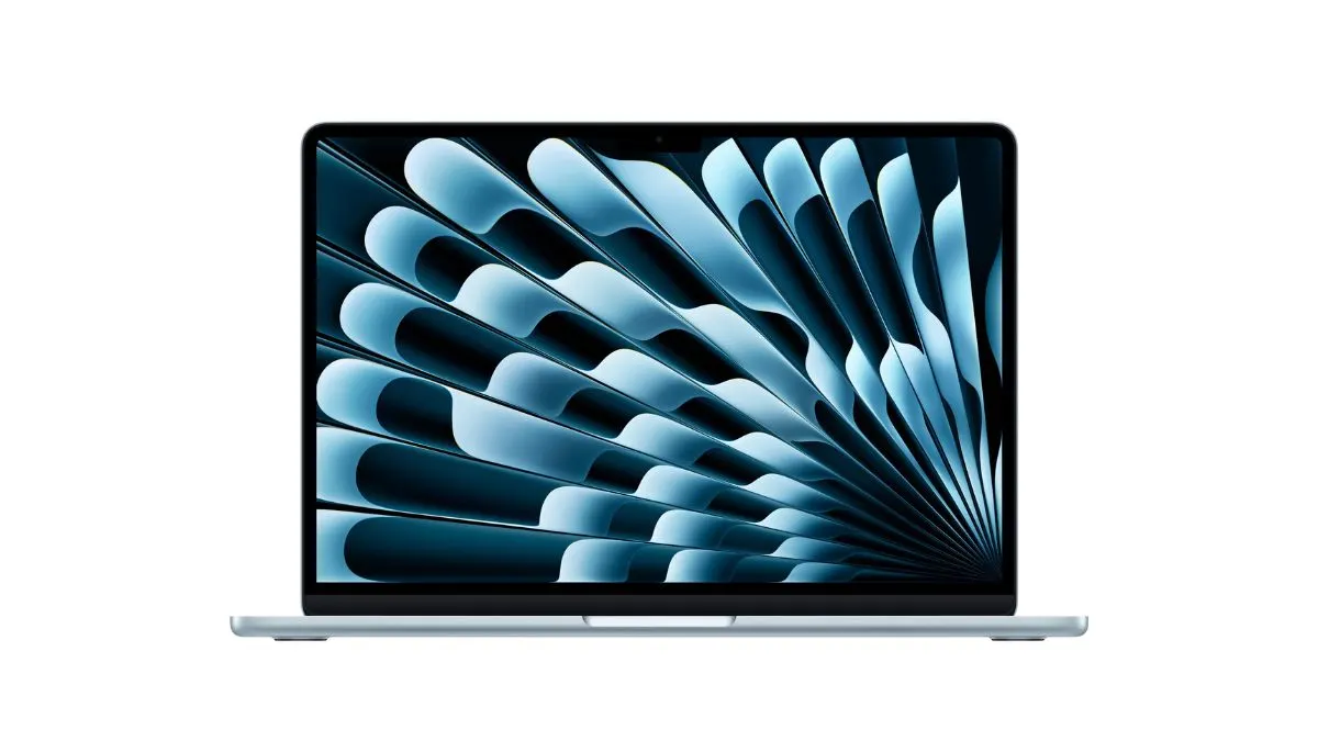 Das Apple MacBook Air M5 (2026) vor weißem Hintergrund.