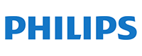 Blaues Markenlogo von Philips