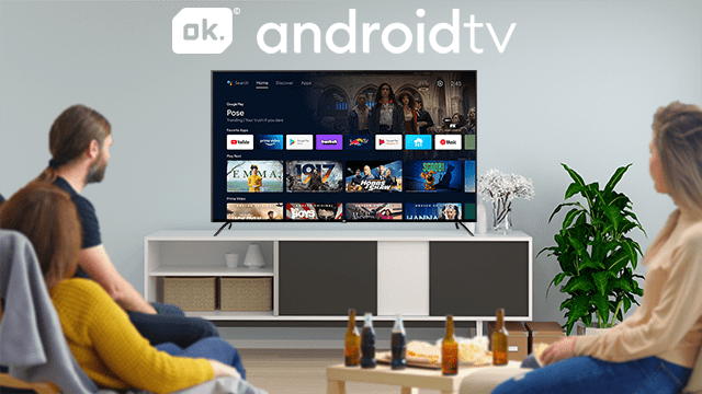Mit Android TV sind die Inhalte Deines persönlichen Unterhaltungsprogramms jederzeit abrufbar.