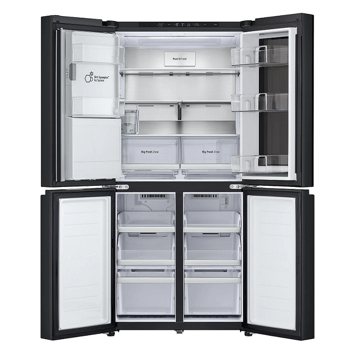 LG GMG861EPAE InstaView® SLIM Multi-Door French-Door offen mit zwei Zonen