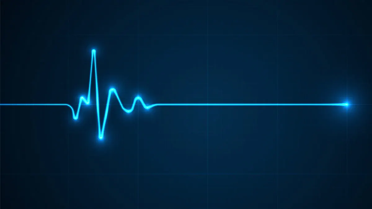 Abbildung eines EKG Monitorings