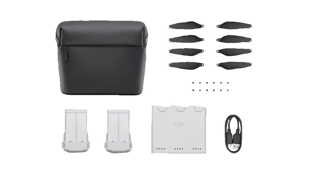 DJI MINI 3 PRO FLY MORE KIT Zubehörset Ersatzteile Tragetasche, Propeller, Batterien, Ladestation, Kabel, Schrauben