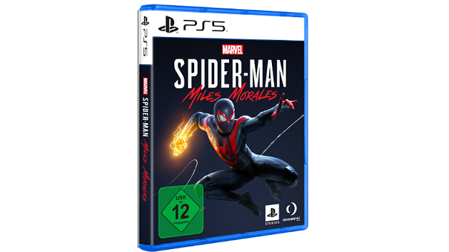 Marvels Spider-Man Miles Morales für PS5 in der Verpackung