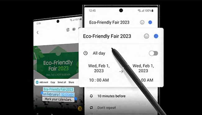 Der S Pen ist schnell zur Hand