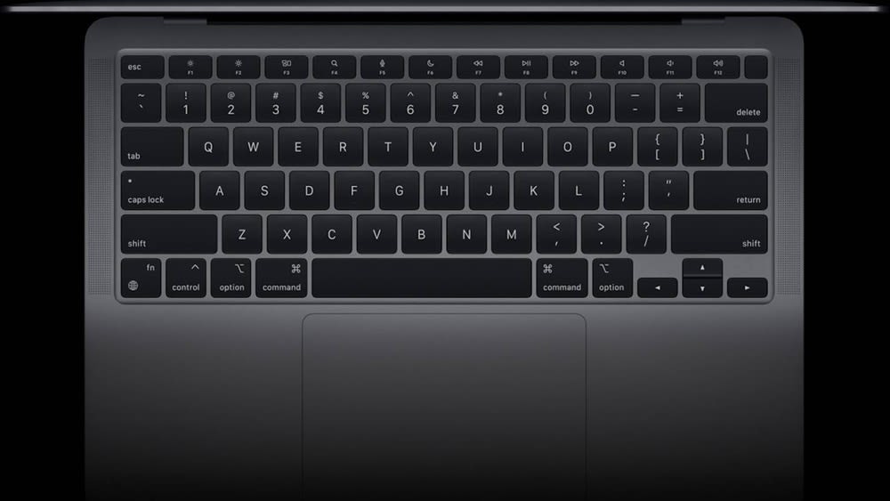 Tastatur von einem MacBook