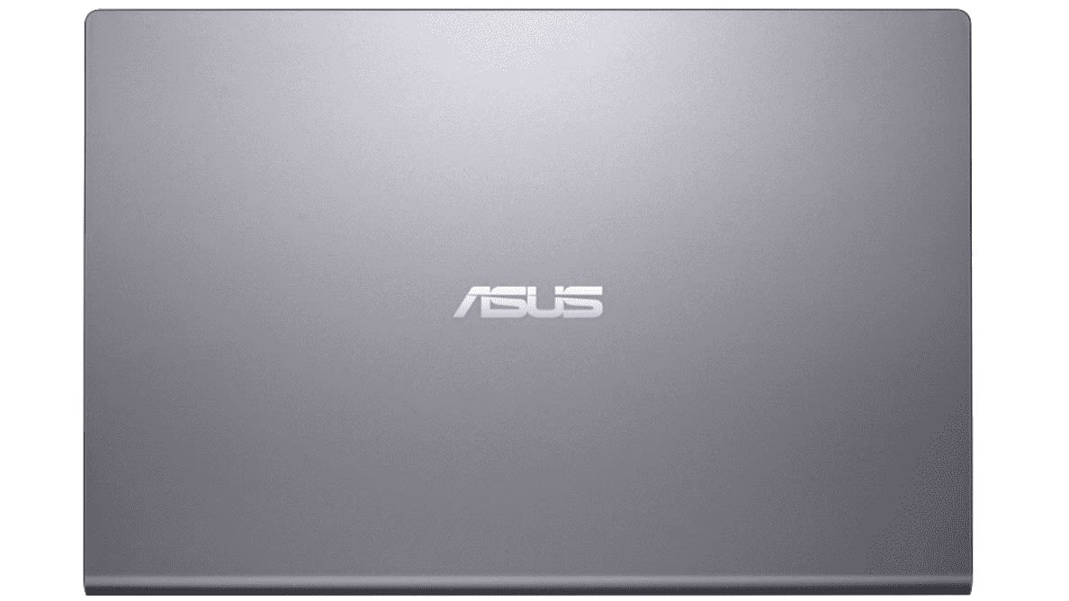 Display Rückseite in grauer Farbe mit ASUS Logo in der Mitte