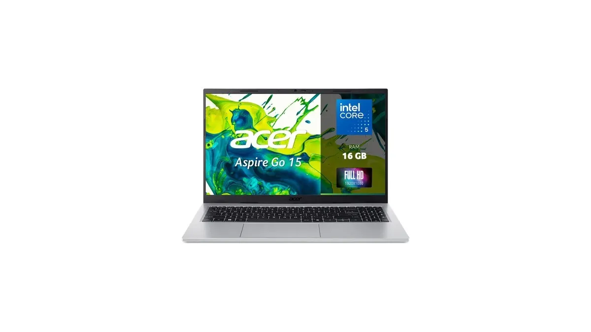 Das Acer Aspire Go 15 von vorn