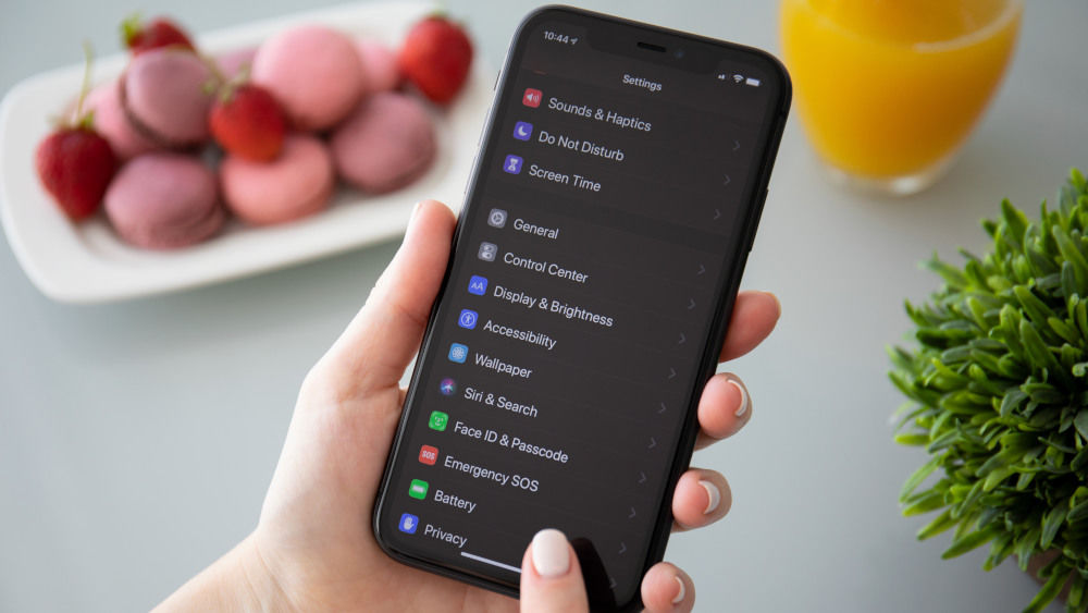 Einstellung auf dem iPhone