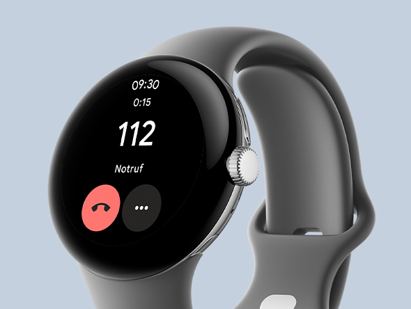 Google Pixel Watch (Wi-Fi) - 41mm in Champagne Gold mit Sportarmband in Hazel Google Pixel Watch (Wi-Fi) - 41mm in Champagne Gold mit Sportarmband in Hazel