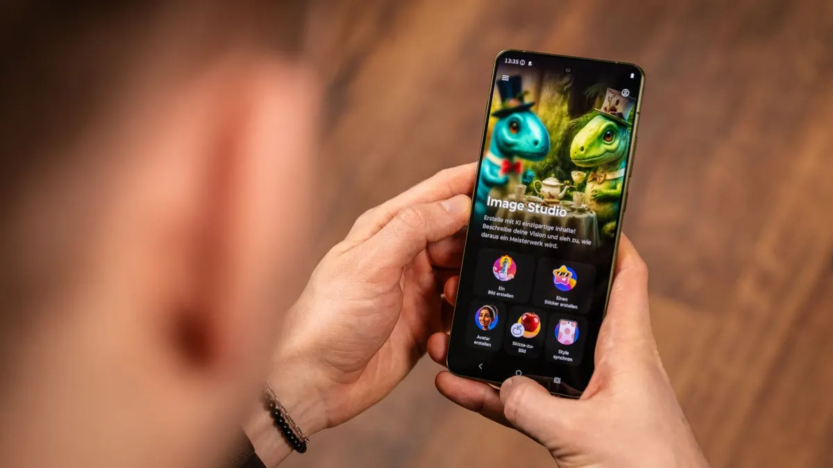 Niklas hat auf dem Motorola Edge 70 die Moto AI-App geöffnet.