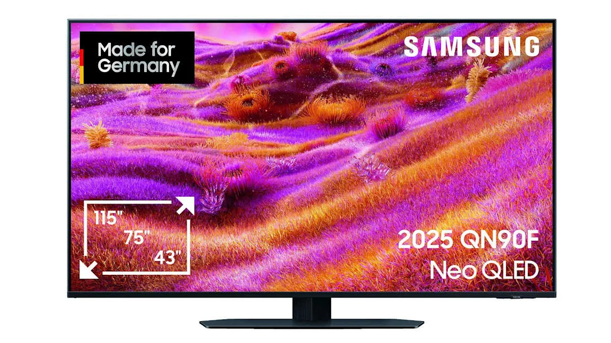 Der Samsung QLED 65QN90F von vorne.