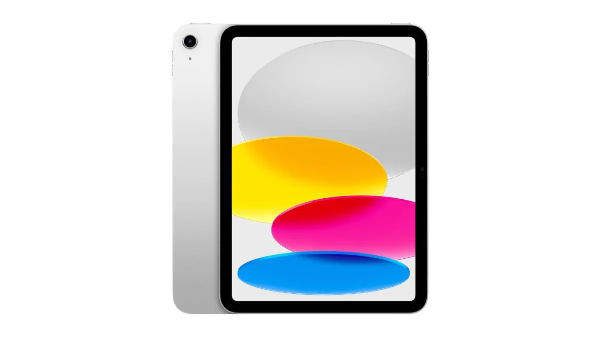 Das Tablet Apple iPad 11 vor weißem Hintergrund.