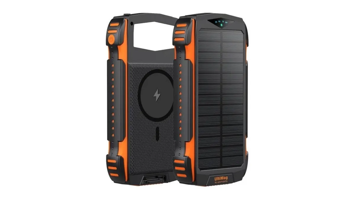 Solar-Powerbank Rugged TitanPack UltiMag von 4smarts