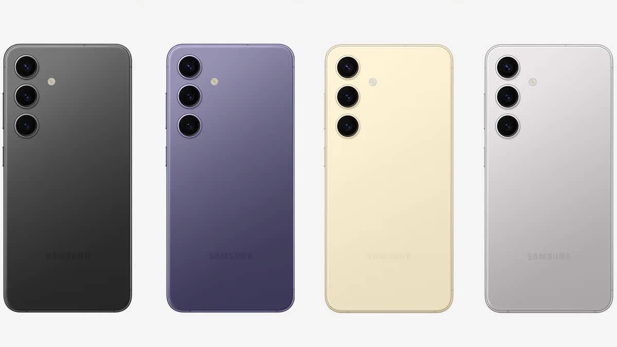 Das Samsung Galaxy S24 in verschiedenen Farben