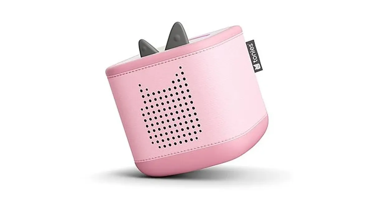 Die Toniebox 2 in der Farbe Rosa.