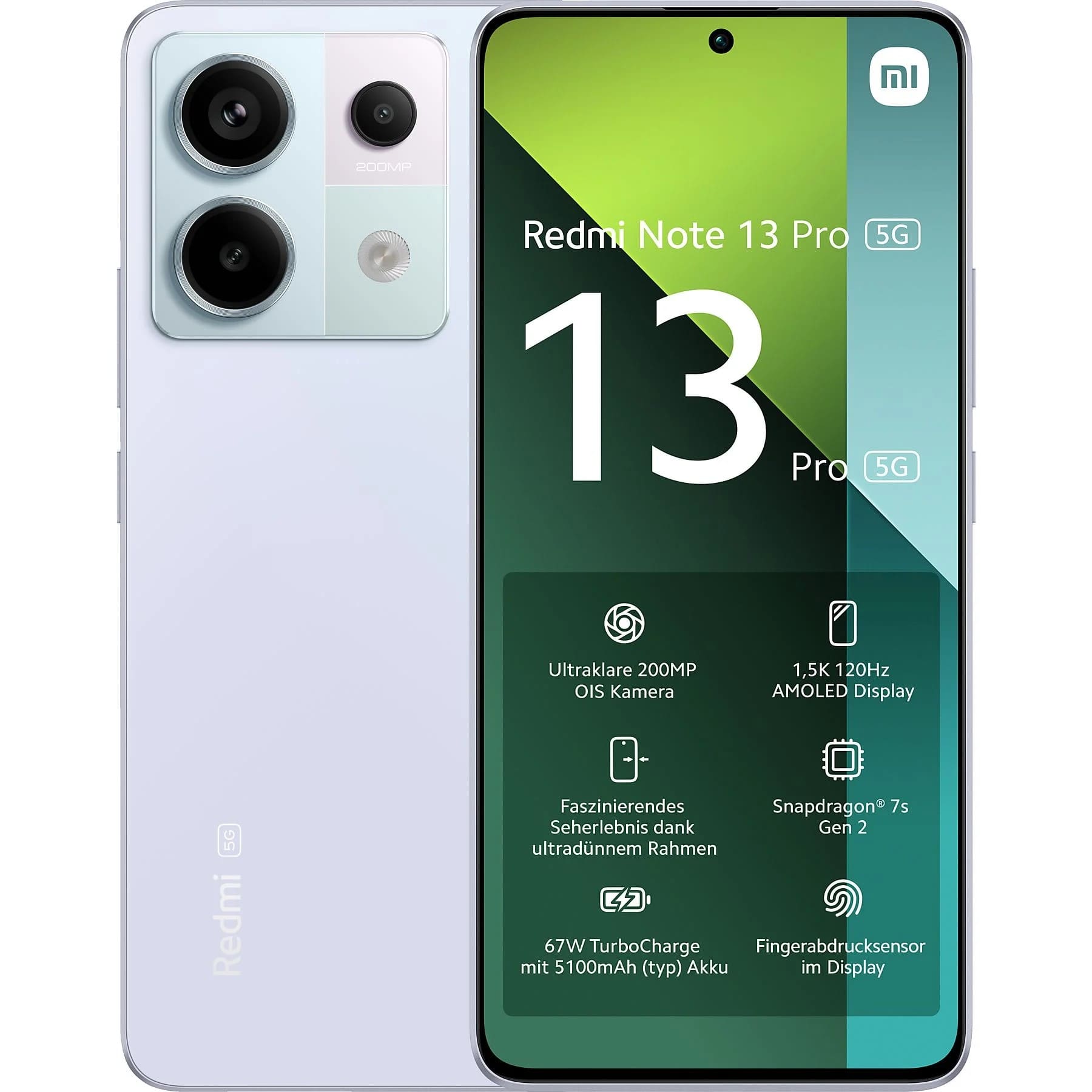 新品未開封】 Redmi Note 13 Pro 5G オーロラパープル 