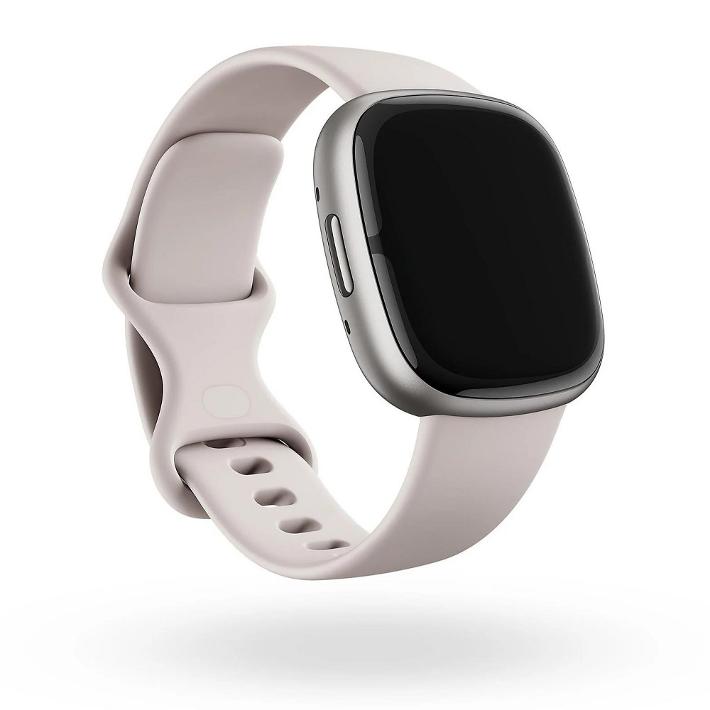 Fitbit SENSE 2 LUNAR WHITE / PLATINUM A… Fitbit Sense 2 Advanced Health Smartwatch Platinum Aluminum