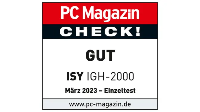 Auszeichnung ISY IGH-2000 Gaming-Headset