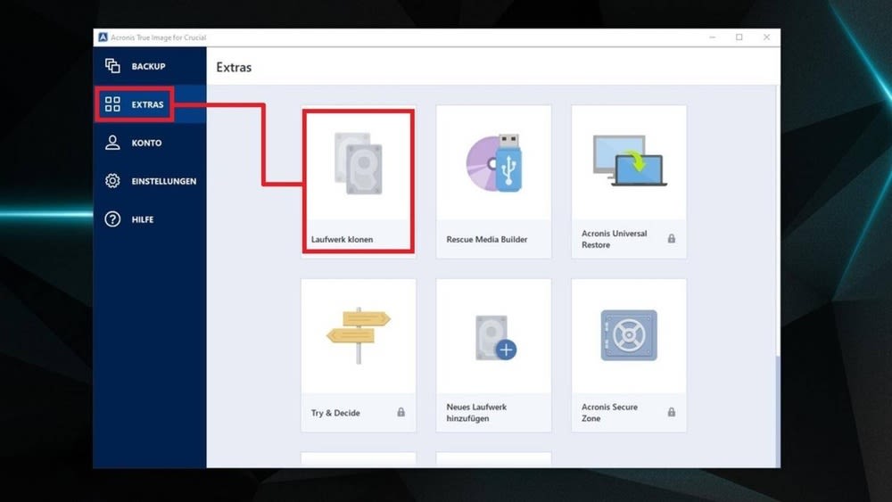 festplatte klonen acronis true image
